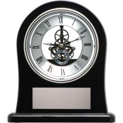 Black Skeleton Clock