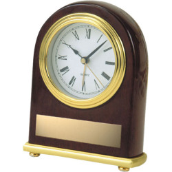 Rosewood Oval Clock