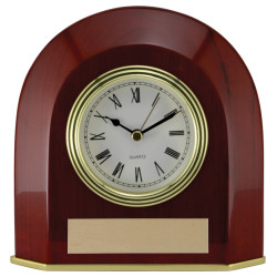 Rosewood Oval Elliptical Clock