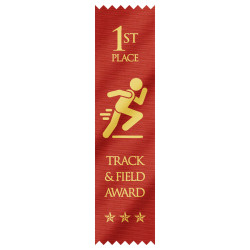 Satin Track & Field Award Ribbons